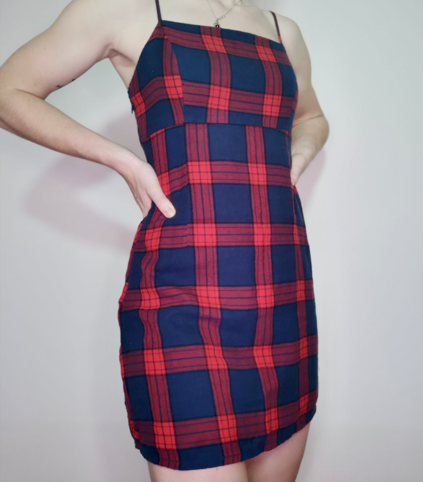 ROBE À CARREAUX - XS