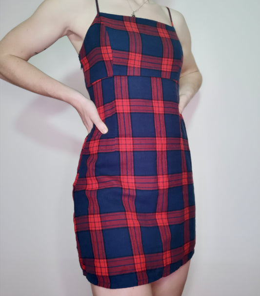 ROBE À CARREAUX - XS