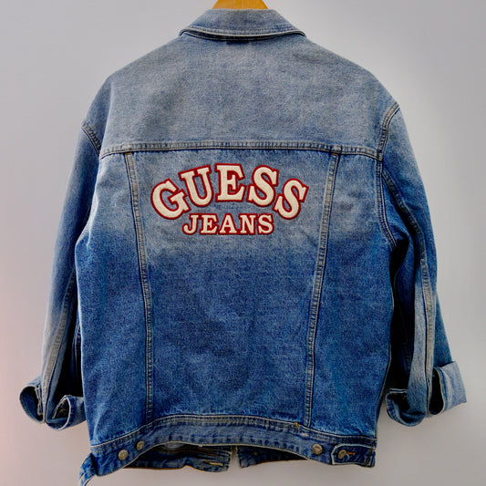 VESTE OVERSIZED EN JEAN MARQUE GUESS - S