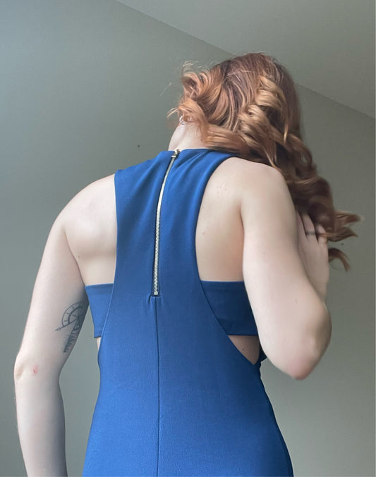 ROBE BLEUE SIMPLE